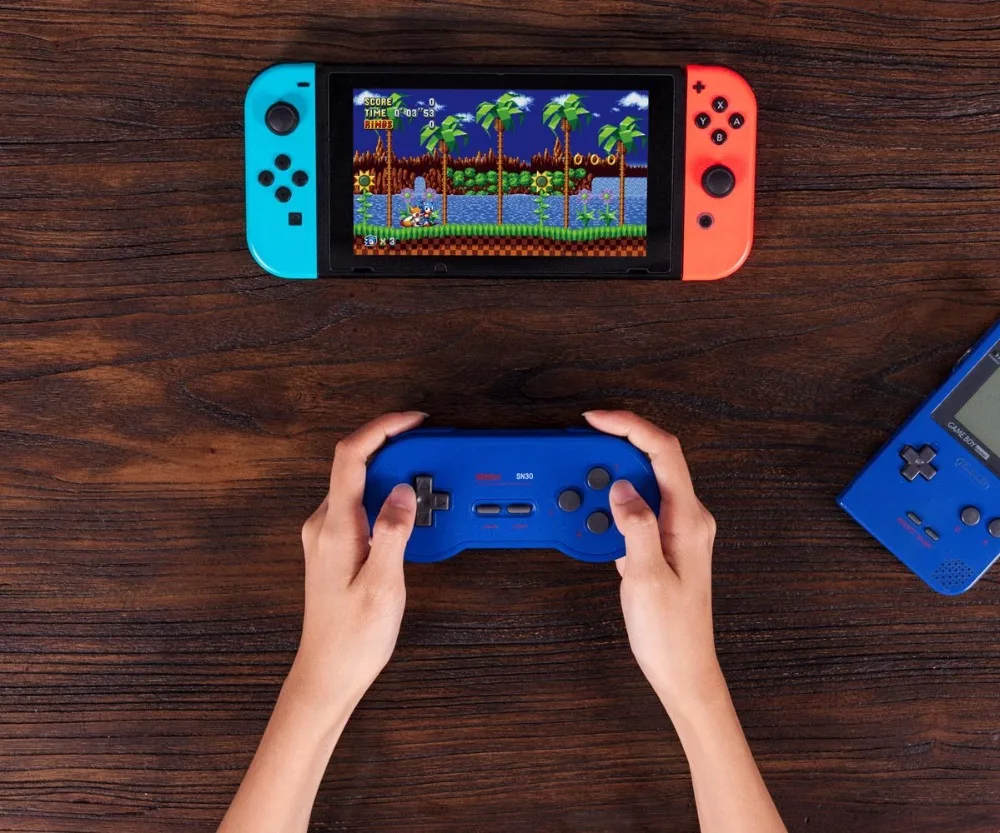 Винтажный беспроводной контроллер 8bitdo SN30 Bluetooth геймпад джойстик для консоли Nintendo