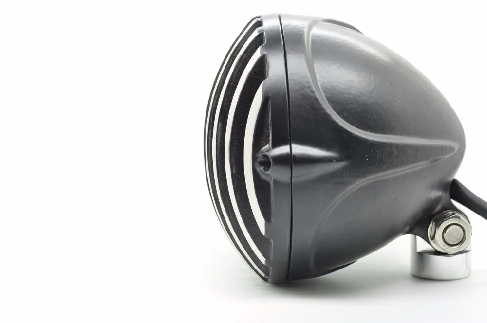 Черный винтажный старинный стиль чоппер мотоцикл поплавок светильник уличная