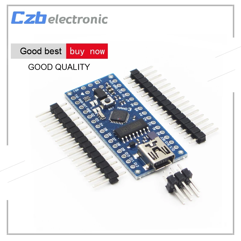 Нано V3 ATmega168 CH340G Mini USB UART Интерфейс совместимый модуль для Arduino 16 МГц 3 в 5