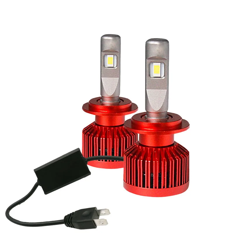 H7 led 24V лампы для фар водонепроницаемые IP67 CSP 6000k 4300k 72W H1 H11 9005 9006 Автомобильные фары