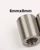 3pcs 6mmx8mm connect 6 шт./партия супер светильник M4x3mm TC4 титановый болт с головкой для ножей ручка Torx головка 8 мм 10 мм 12 мм - Цвет: 3pcs 6mmx8mm connect
