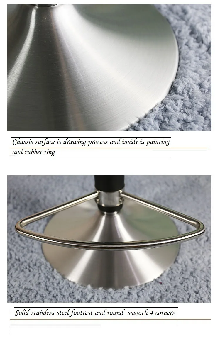 Южная Африка барные стулья Алюминий сиденье кофе стул серебряный цвет гостиной