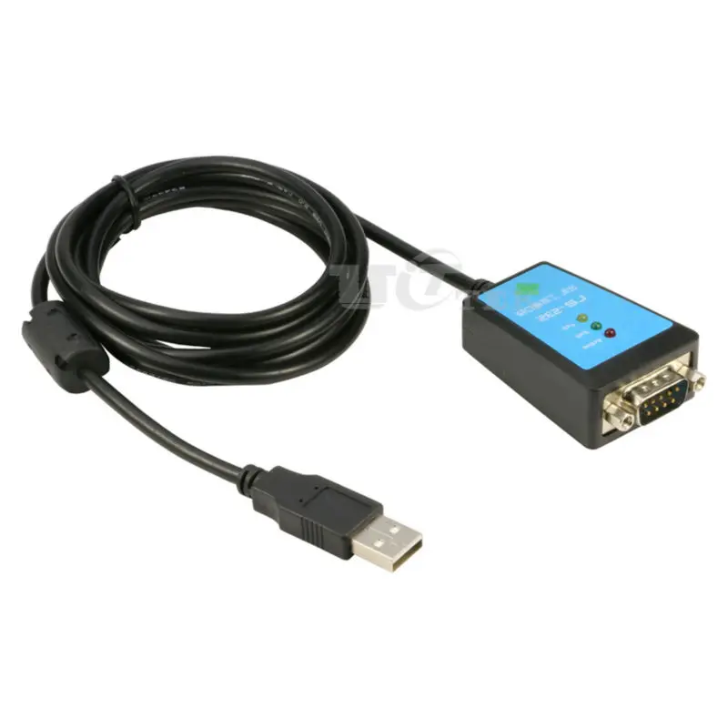 USB в RS232 Кабель Адаптера Serial DB9 RS-232 DB-9pin Последовательный Порт Адаптер Конвертер FTDI