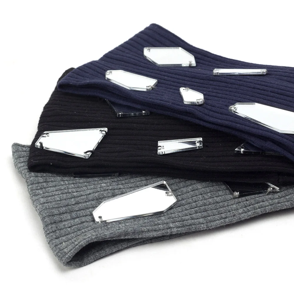 Geebro Женская богемная модная зеркальная повязка ребристая хлопковая на голову