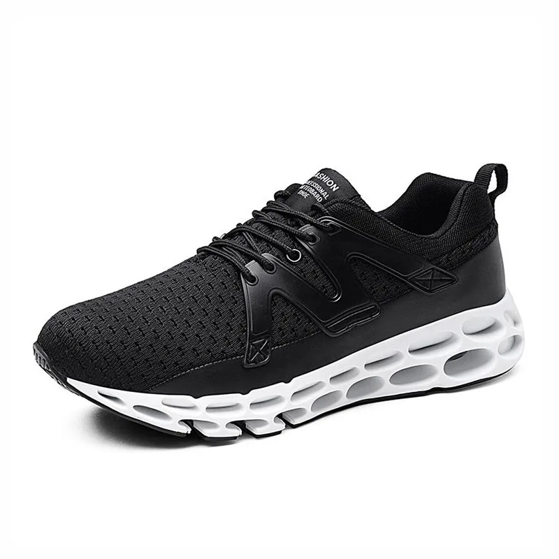 KemeKiss Personality Men Casual Shoes Lace Up Solid Color Sneakers Fretwork Bottom Walking Male Footwear Size 39-46 | Обувь