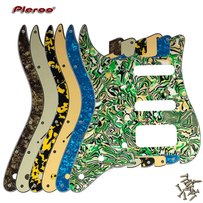 

Guitar Parts -For USA\Mexico Fd Left Handed Stratocaster 72' 11 Screw Hole Standard Humbucker Hss Guitar pickguard Scratch Plate