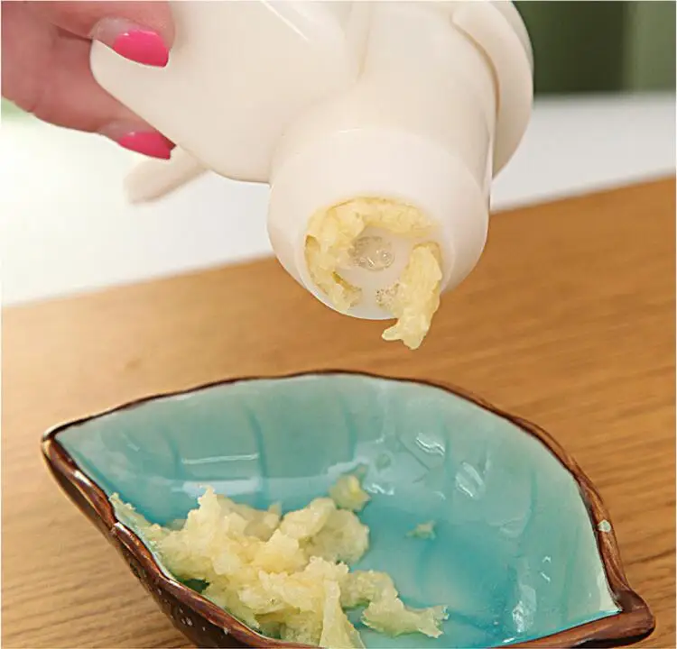 Ручная пресс дробилка для чеснока винт спиннинга прижимная машина пластиковые