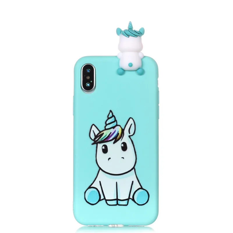 Style 5 Чехол FLYKYLIN для iPhone 11 Pro Max 5, 5S, SE, XS, XR, X, 6 S, 6 S, 7 Plus, 8 Plus, чехол на Единорог, мягкий ТПУ, силикон, 3D, куклы, игрушки, телефон, чехол - Цвет: Style 5