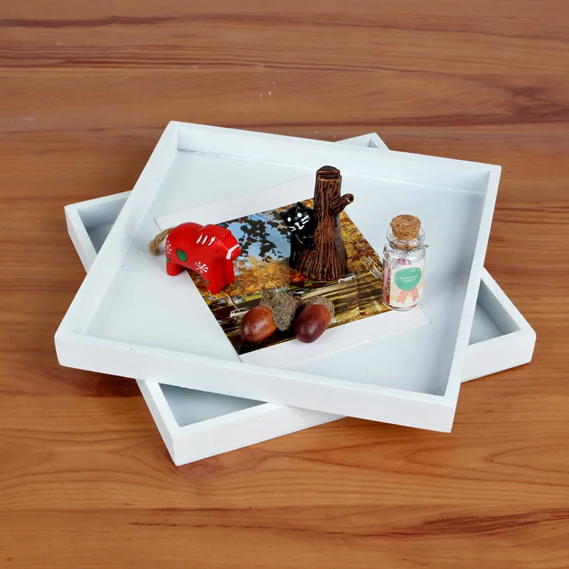 Настольный ящик для хранения Классический чехол из натурального дерева открыток