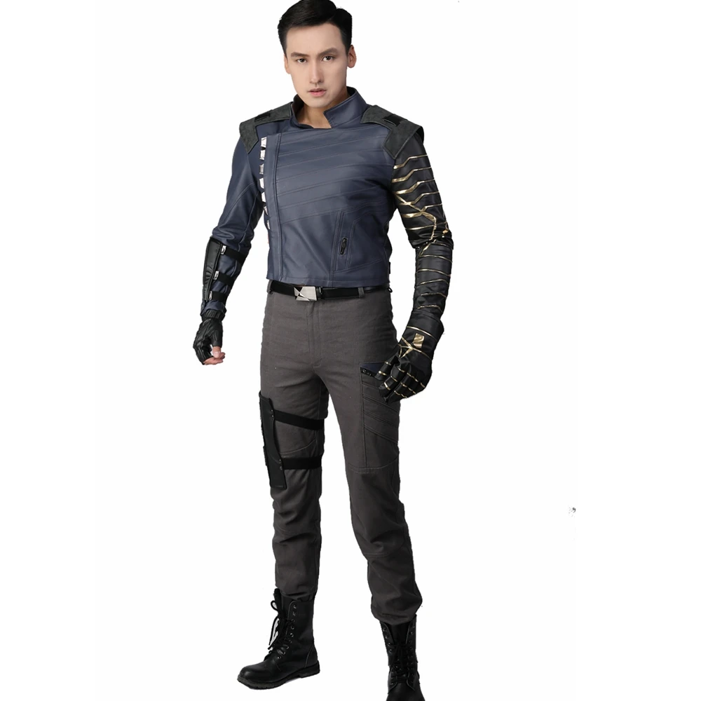 XCOSER Infinity War Косплей Bucky Barnes ПОЛНЫЙ КОМПЛЕКТ Хэллоуин Косплей Костюм для женщин взрослый