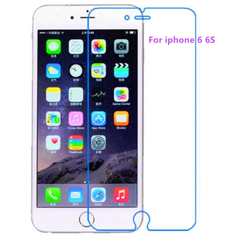 Высокое качество закаленное Стекло Экран протектор Закаленное Мембрана для iphone 4