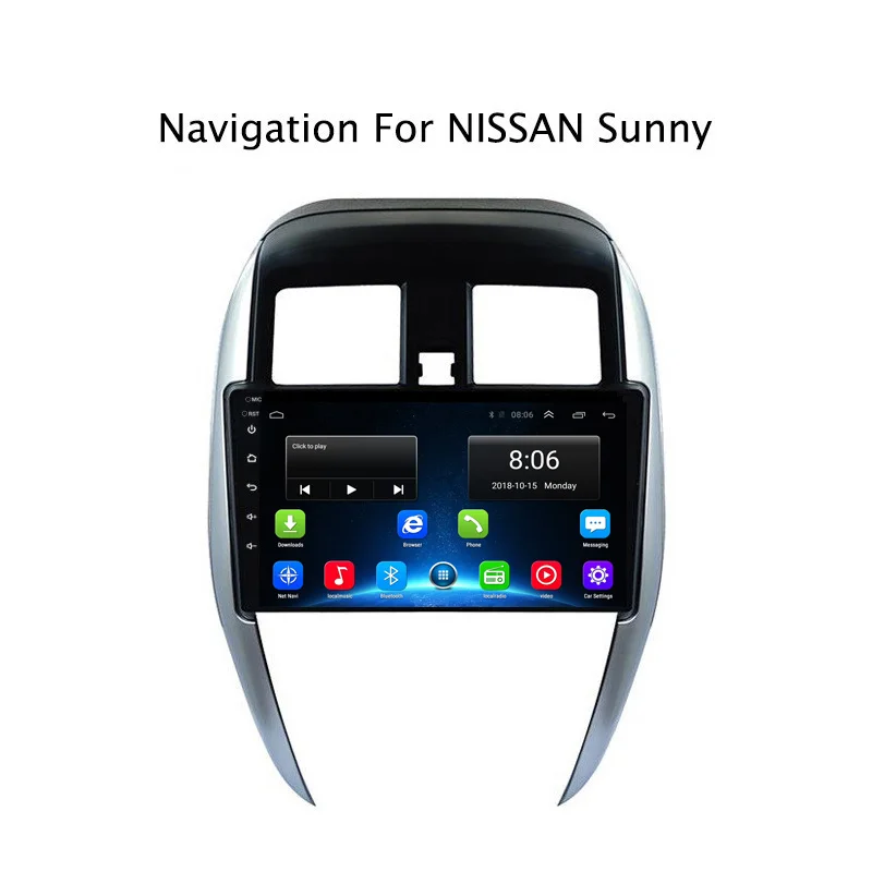 NAVITOPIA 10 1 дюймов 4G LTE wifi головное устройство для Nissan Sunny 2014 2015 2016 Android 6 0 2G + 32G