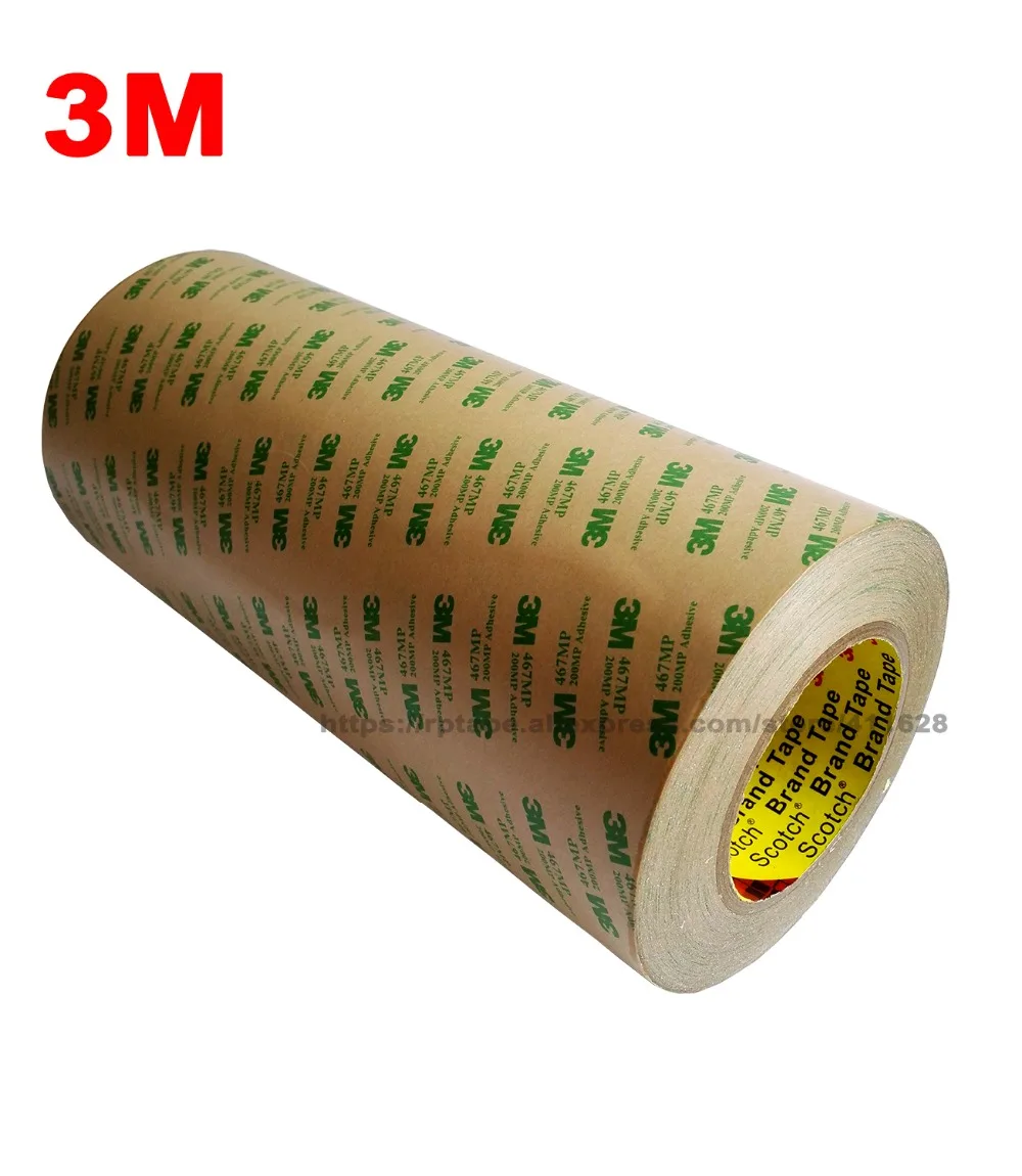 3 м 467MP 200mp двусторонняя клейкая лента 12 &quotШирина Полное внедрение 304 8 мм для