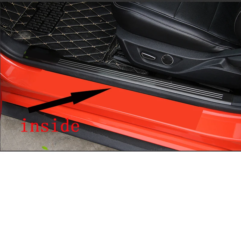 Накладка на пороги автомобиля из нержавеющей стали педаль Добро пожаловать