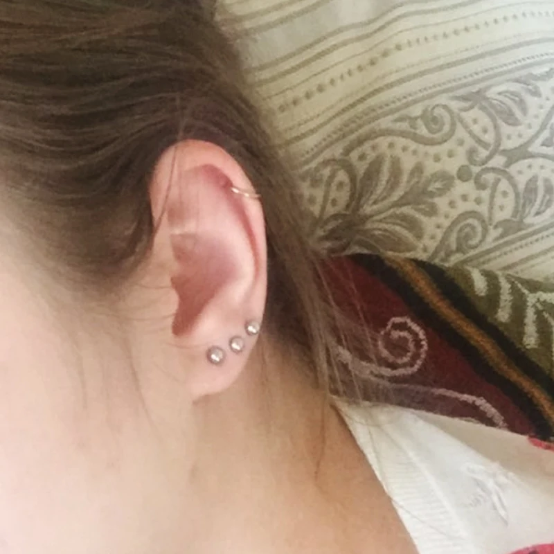 Распродажа 1 пара стальной серебряный черный золотой и розовый Золотой цветной