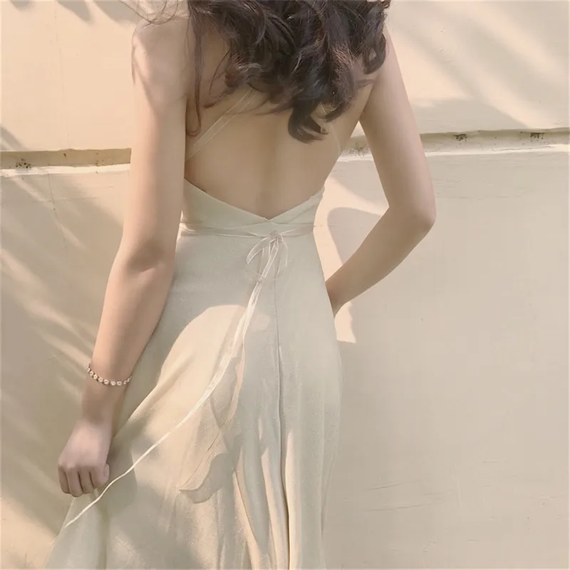 2018 New Summer Party Elastic Gold Dress Women Backless Sexy Beach Retro Bodycon Vestidos | Женская одежда