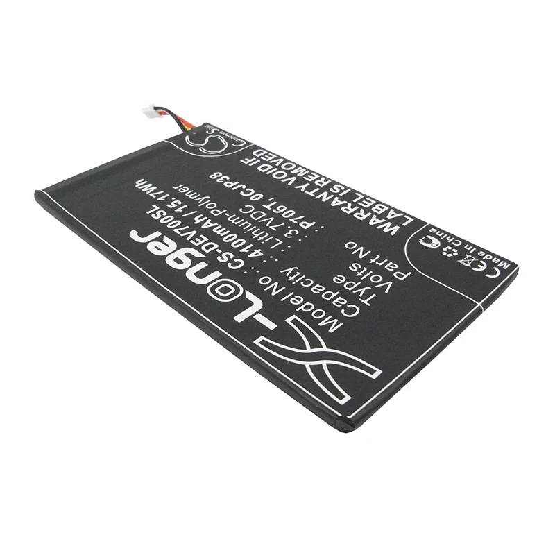 Аккумулятор Cameron Sino 4100 мАч для DELL Venue 7 3740 8 3830 3840 T02D 0CJP38 0DHM0J 0YMXOW P706T|Цифровые