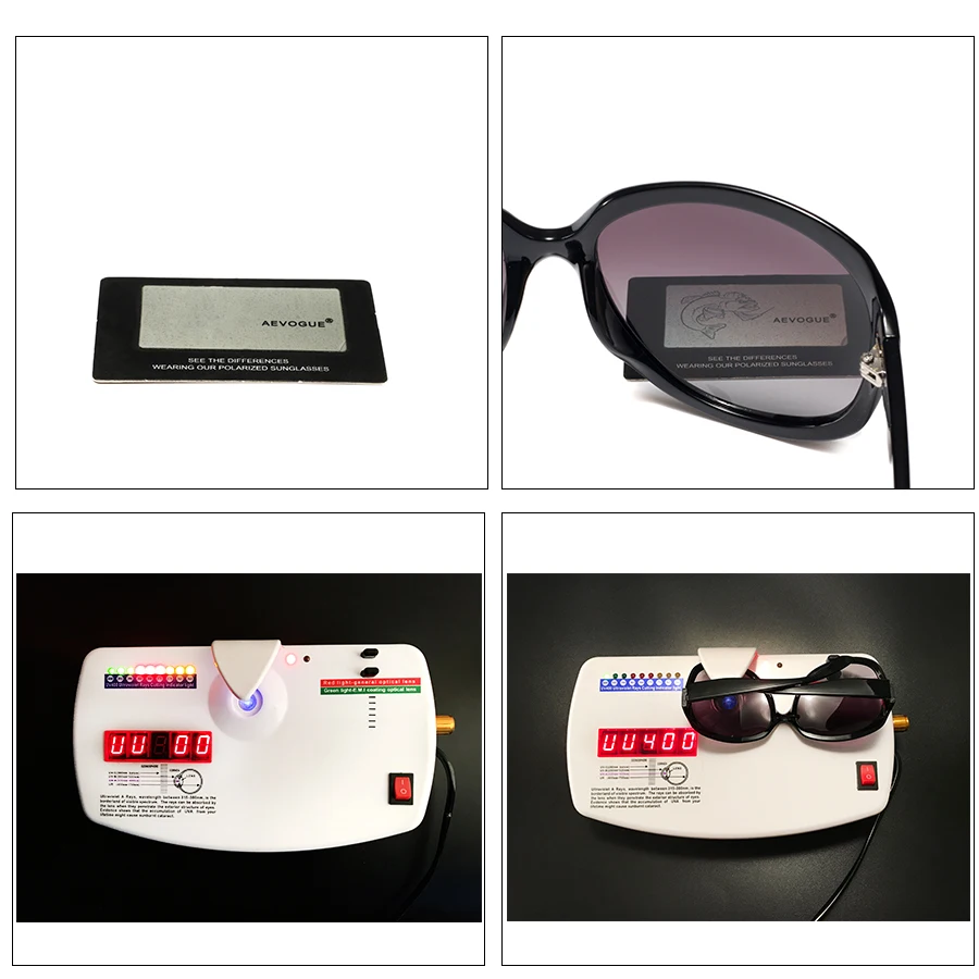 

AEVOGUE Polarized Sunglasses Women Oversized Frame Brand Designer Retro Classic Sun Glasses UV400 AE0706