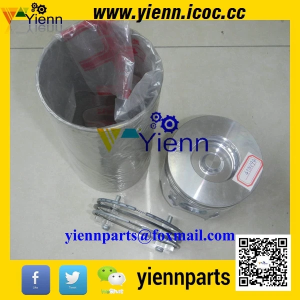 Для Yanmar 4TNV94 4TNV94L Комплект гильзы цилиндра w/кольцевой поршневой вкладыш для Hyundai R55