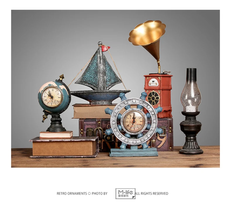 Abstract Sculpture Figurine Ornaments Sail Violin Coffee Machine Office Home Decoration Accessories Modern Decoration Craft
