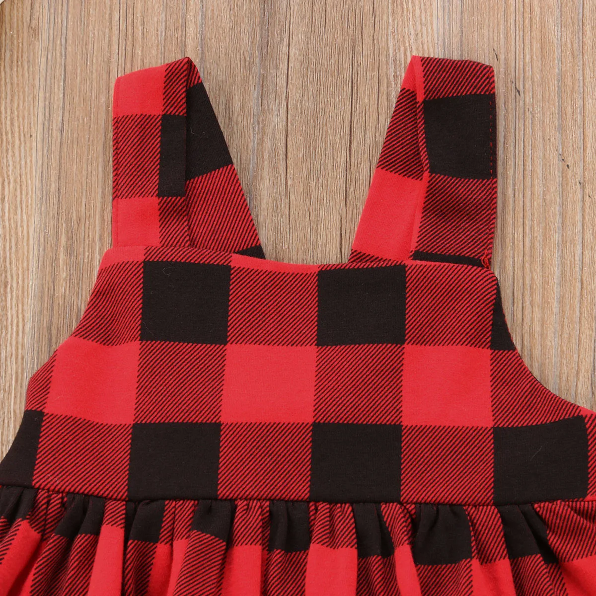Модный дизайн Комбинезоны для маленьких девочек детская одежда в клетку с