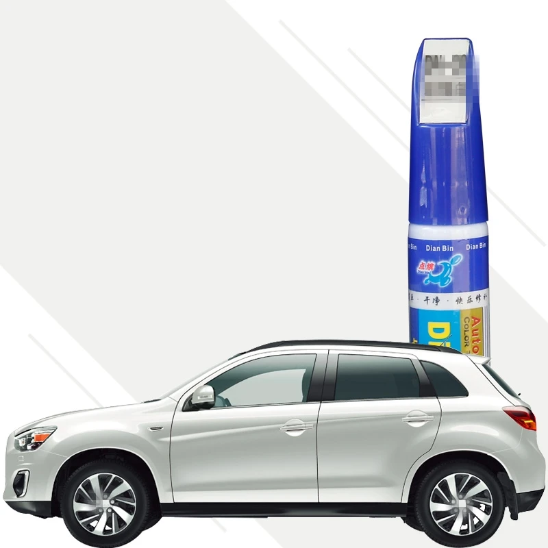 white Авто-Стайлинг краска уход цвета авто покрытие краска ручка подправить царапинам Чистый Ремонт удалитель инструмент для удаления для Mitsubishi ASX - Цвет: white