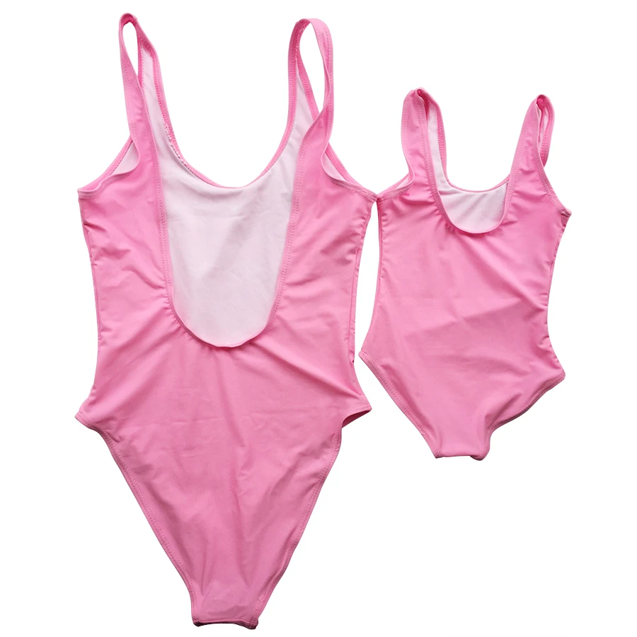 Родитель ребенок Цельный купальник умный и прочный как моя мама девочка