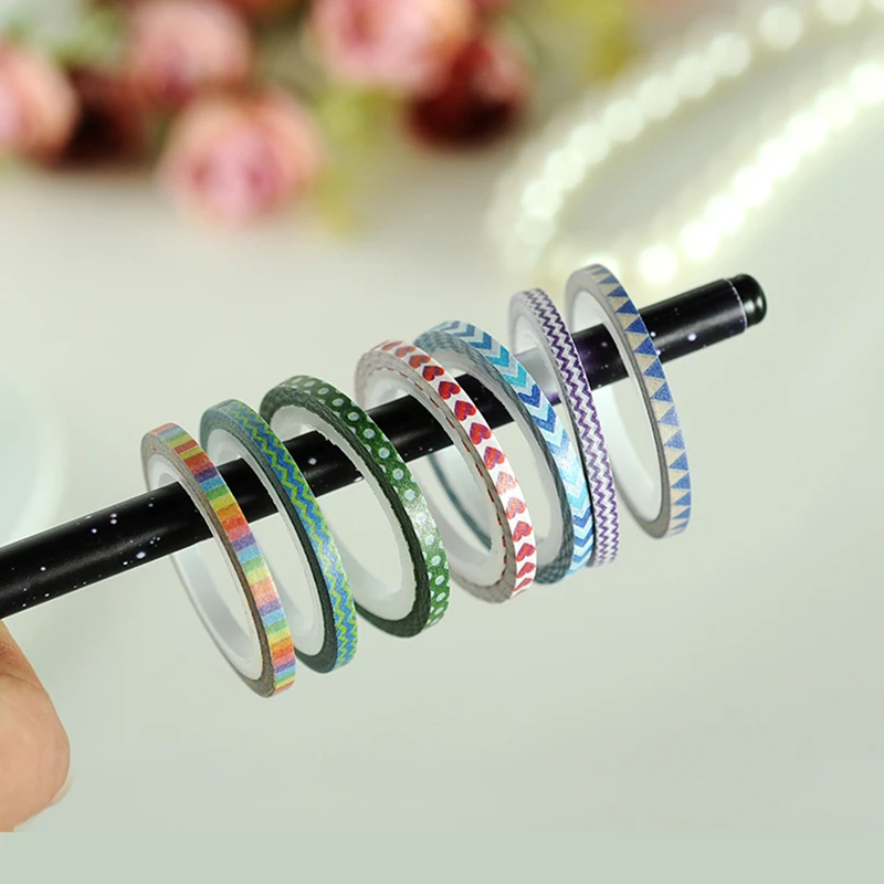 AAGU 3 мм * 5 м тонкий ананас васи лента 16 шт./лот симпатичная Маскировка для DIY делая