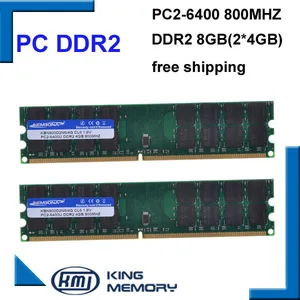 kembona free shipping ram desktop pc ddr2 800mhz 8gb kit of 2x4gb ddr2 8g kit pc2 6400 only for a m d motherboard free global shipping