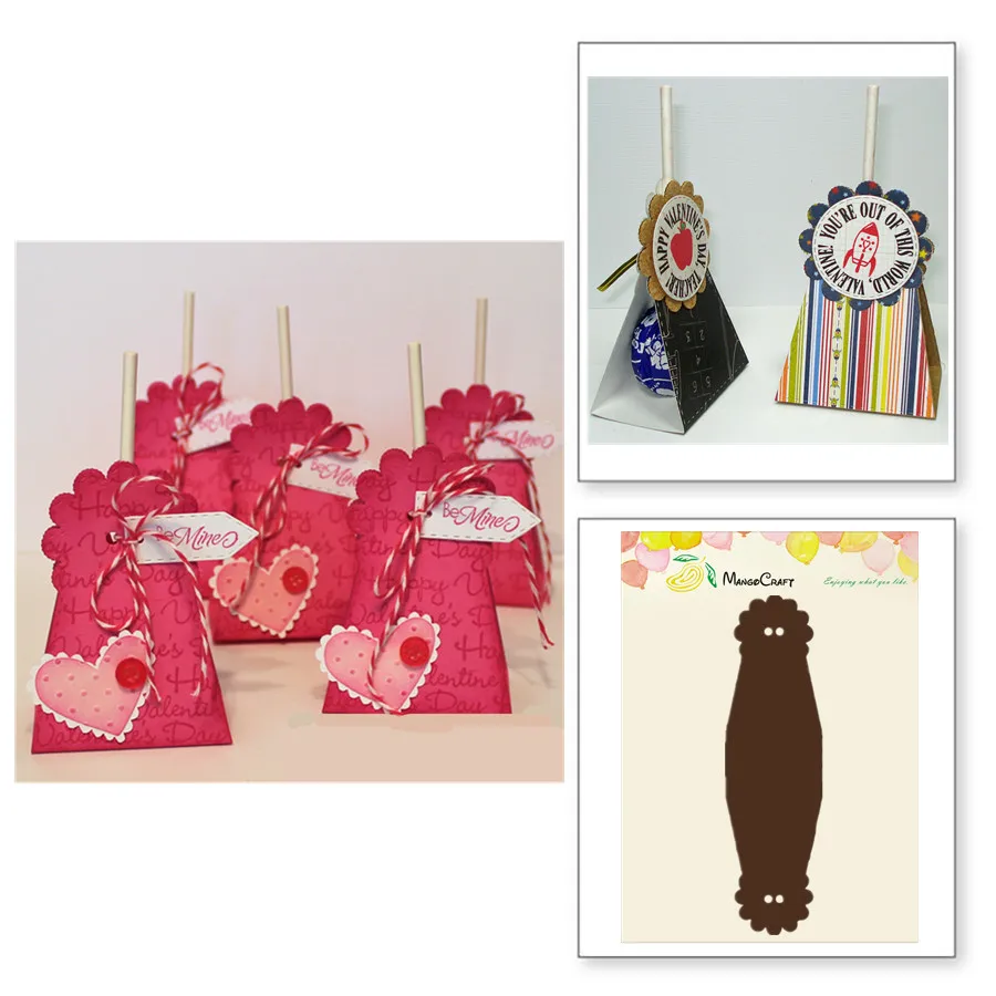 Цветочные сумки металлические режущие штампы трафарет для DIY скрапбукинга