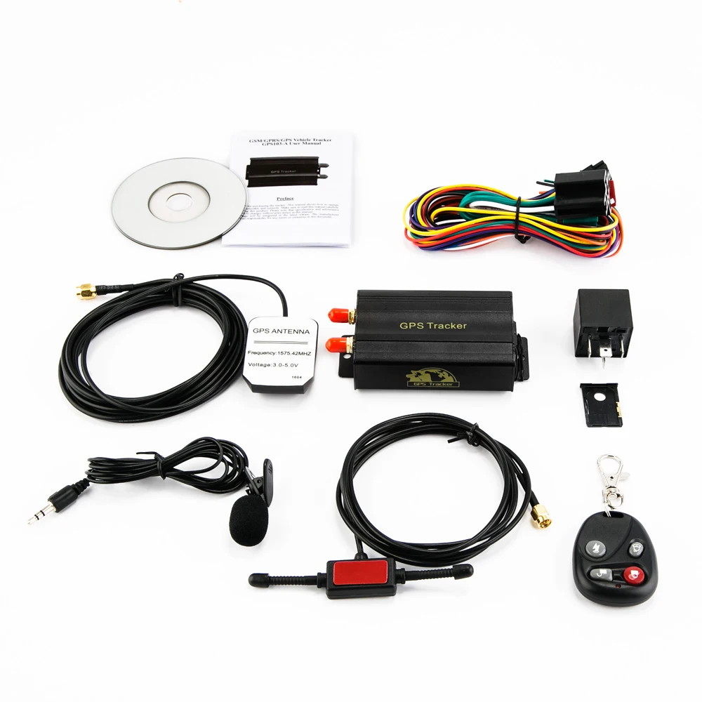 TK103B GPS SMS GPRS трекер удаленный мониторинг Скрытая сигнализация топливная