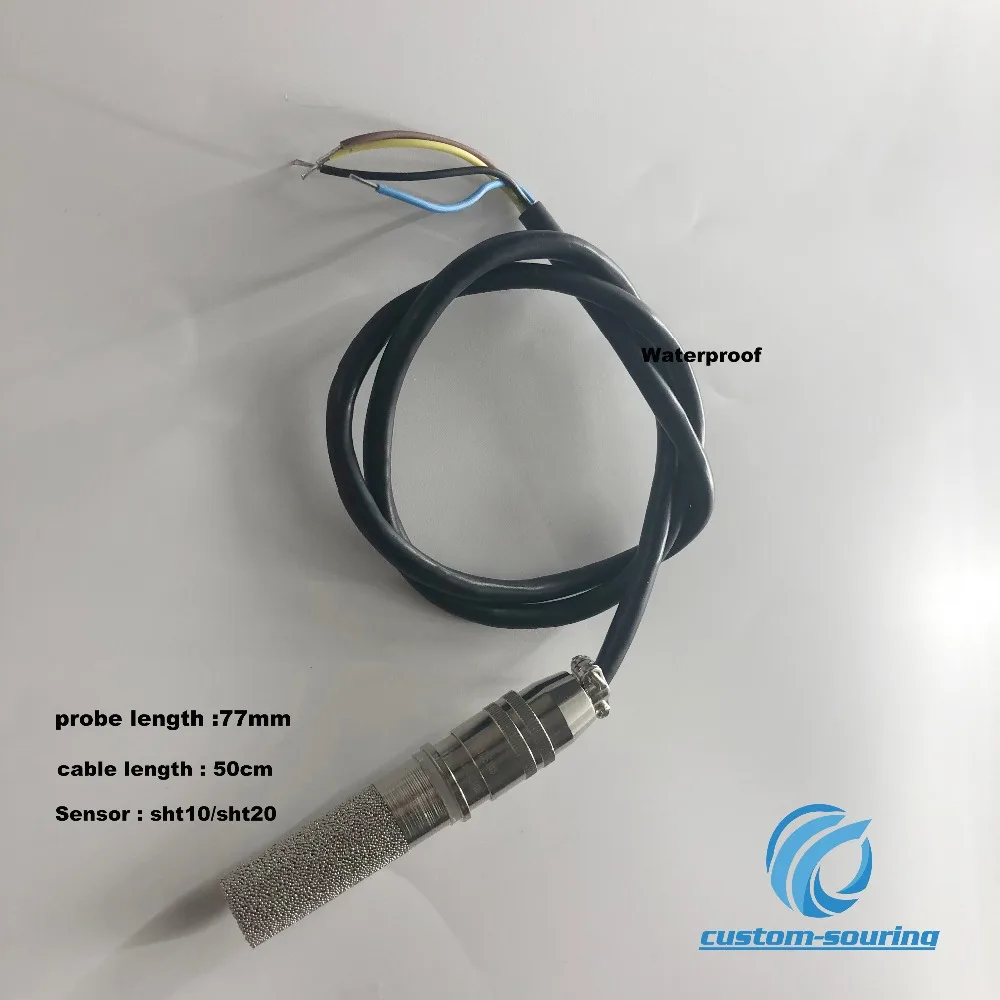 Датчик температуры и влажности с двойным водонепроницаемым датчиком 1 шт.|humidity