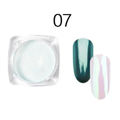 RON5082-07 ROSALIND красочный зеркальный акриловый порошок блеск для ногтей зеркальный порошковый хромированный пигмент украшения для гель-лака для ногтей - Цвет: RON5082-07