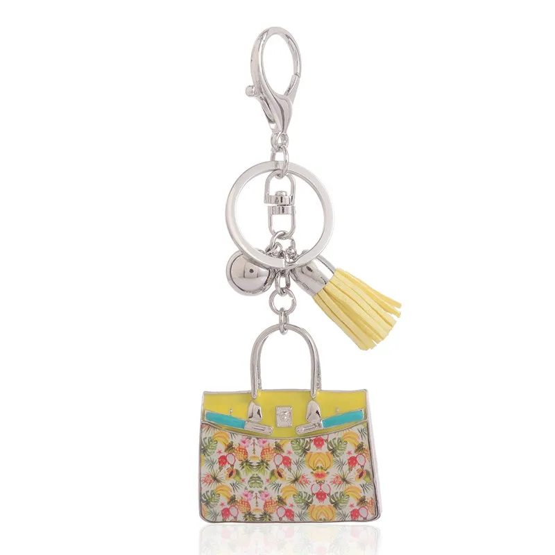 Модный эмалевый брелок из цинкового сплава для женщин и девушек Брелок Талисман