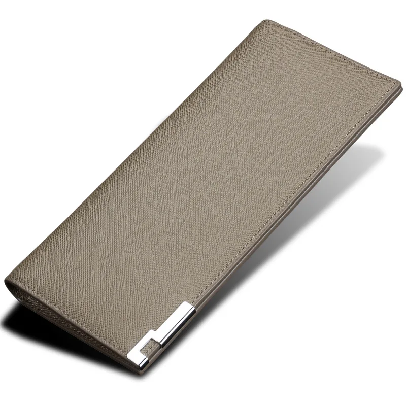 Baellerry 2018 Luxury Brand Long Men's Wallet Ultra-thin Soft Leather Business Multi-card Purses Male Carteira Masculina | Багаж и