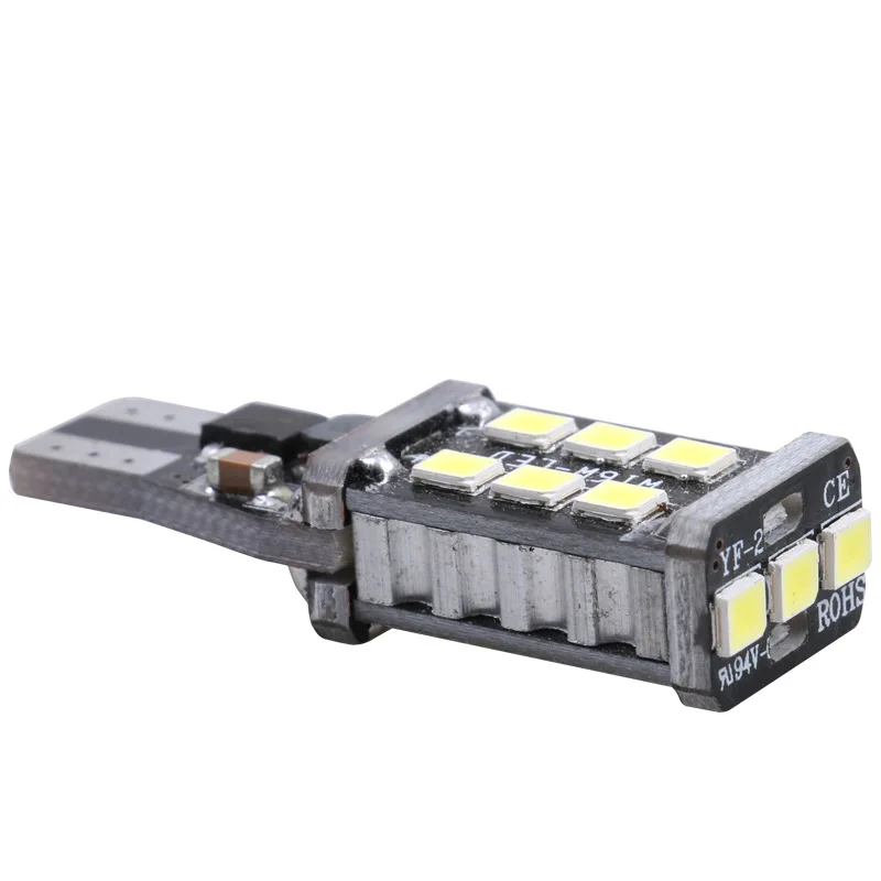 2 шт. T15 W16W 921 912 супер яркая 2835 15SMD светодиодная автомобильная лампа заднего хода