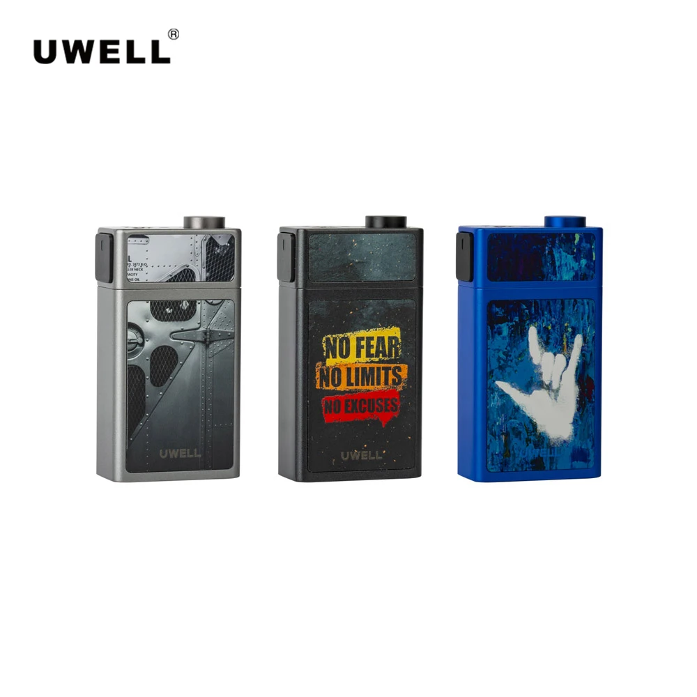 Оригинальные блоки UWELL боттомфидер мод 90 Вт 15 мл герметичность одной 18650 батареи