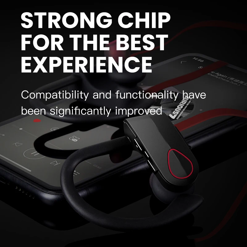 IONCT A9 IPX7 водонепроницаемый 5 0 Bluetooth наушники с шумоподавлением HiFi стерео