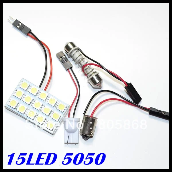 Бесплатная доставка 10 шт./лот 15Smd 5050 Светодиодная Автомобильная панель освещения
