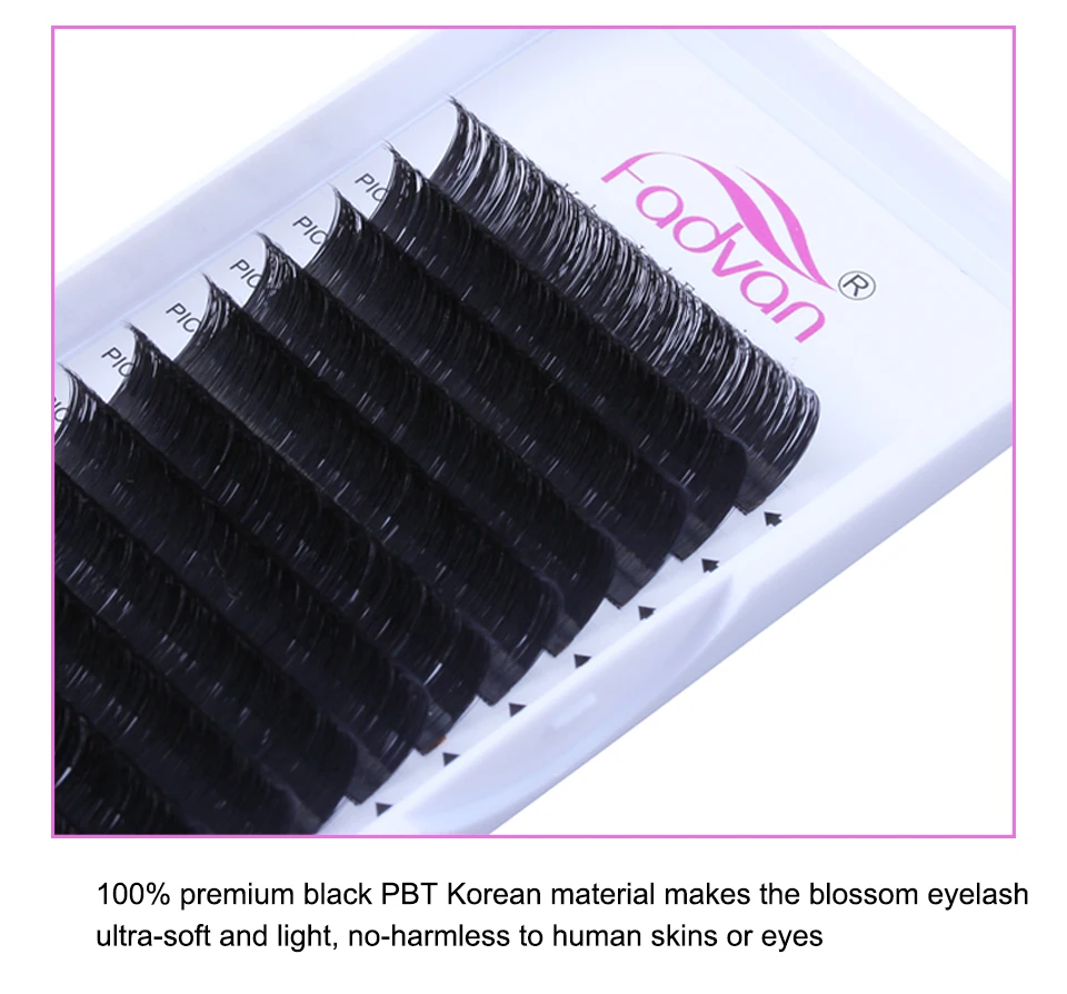 5 Чехол-вспышка для ресниц Easy Fan Lash объемное наращивание ресниц натуральные длинные инструменты поддельные Индивидуальные ресницы для макияжа FADVAN