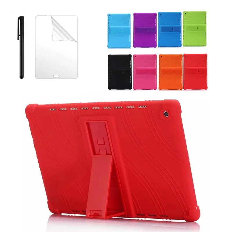

Силиконовый чехол для Huawei Mediapad M5 10 Pro 10,8 дюймов, мягкий чехол с подставкой для Huawei Mediapad M5 10,8, чехол + пленочная ручка