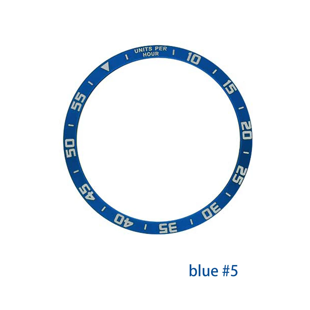 blue time 5 Lbiaodai gear S3 кольцо для samsung Galaxy Watch 46 мм 42 мм металлическое кольцо клейкая крышка против царапин Смарт часы аксессуары - Цвет: blue time 5