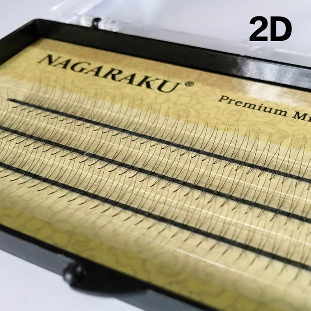 Ресницы Накладные 2D/4D/5D индивидуальные для макияжа Черные искусственные