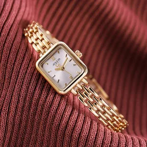 Top Julius Mini Lady Women's Watch Japan Quartz Elegant Fashion Hours Clock Dress Bracelet Chain School Girl's Birthday Gift Box