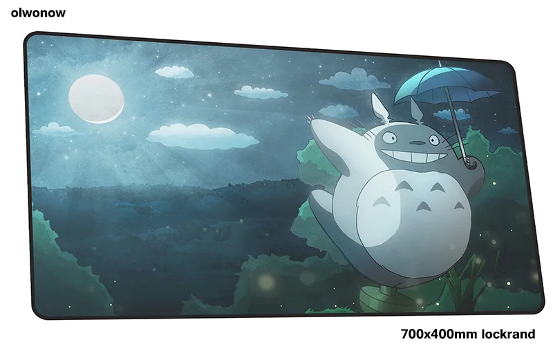 Коврик для мыши Totoro геймер с обработанным краем 700x400x2 мм коврик для мыши notbook игровой коврик для мыши большой высококлассный коврик для мыши стол для компьютера padmouse