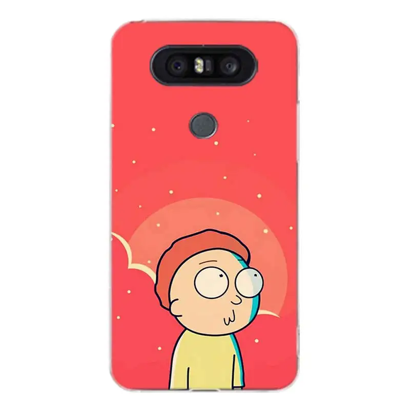 Рик и Морти Silicome рисунком чехол для телефона LG G4 G5 G6 G7 Q6 Q7 Q8 V10 V20 V30 V40 K8 K10 подарок Art