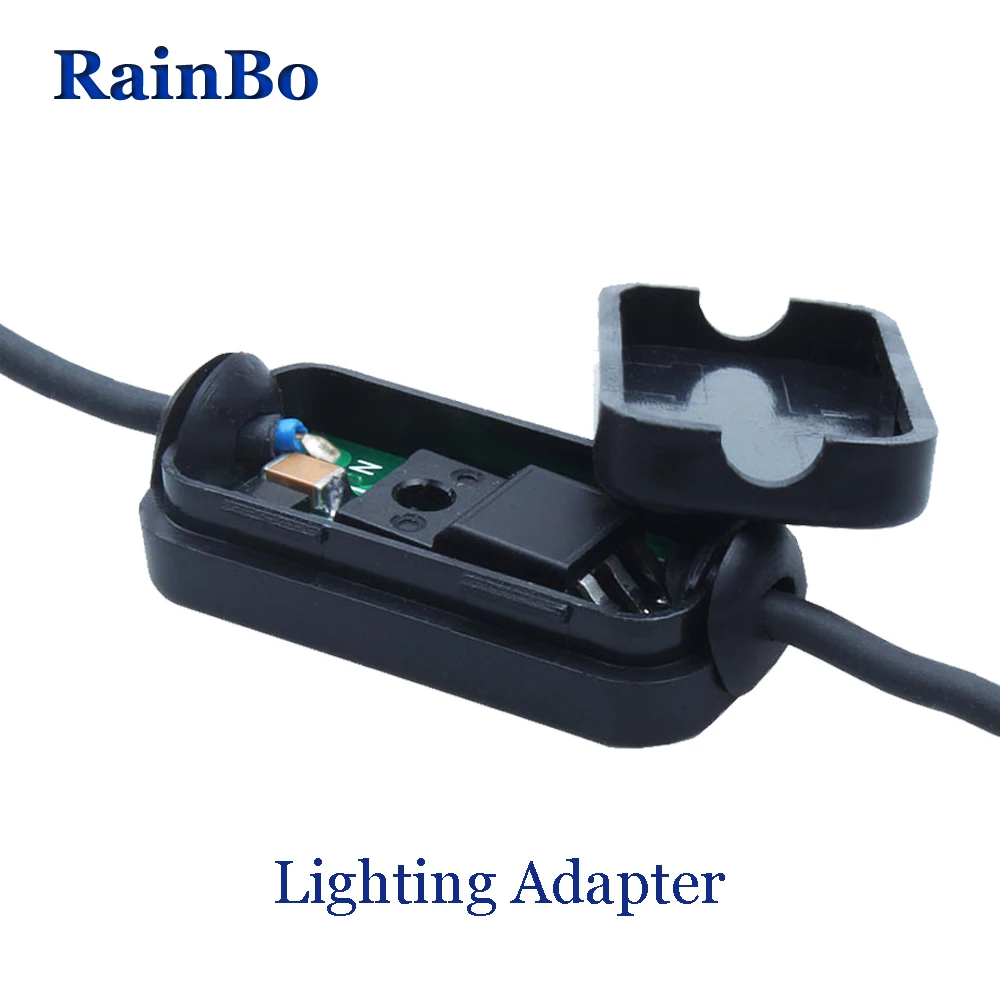 RainBo Lighting-Adapter Спаситель низкой мощности-светодиодная лампа-черный Plastic-Materials-LA101 |