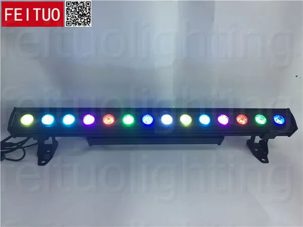 Уличная Светодиодная лента 4 шт./лот настенный светильник 14x30 Вт COB RGB 3 в 1 DMX512 IP65