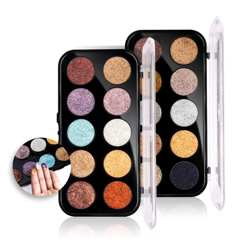 MISS ROSE Brand Shimmer Eye Shadow Makeup Pallete Glitter Eyeshadow Palette Make Up Pigmento Maquiagem Party Festival Cosmetics |