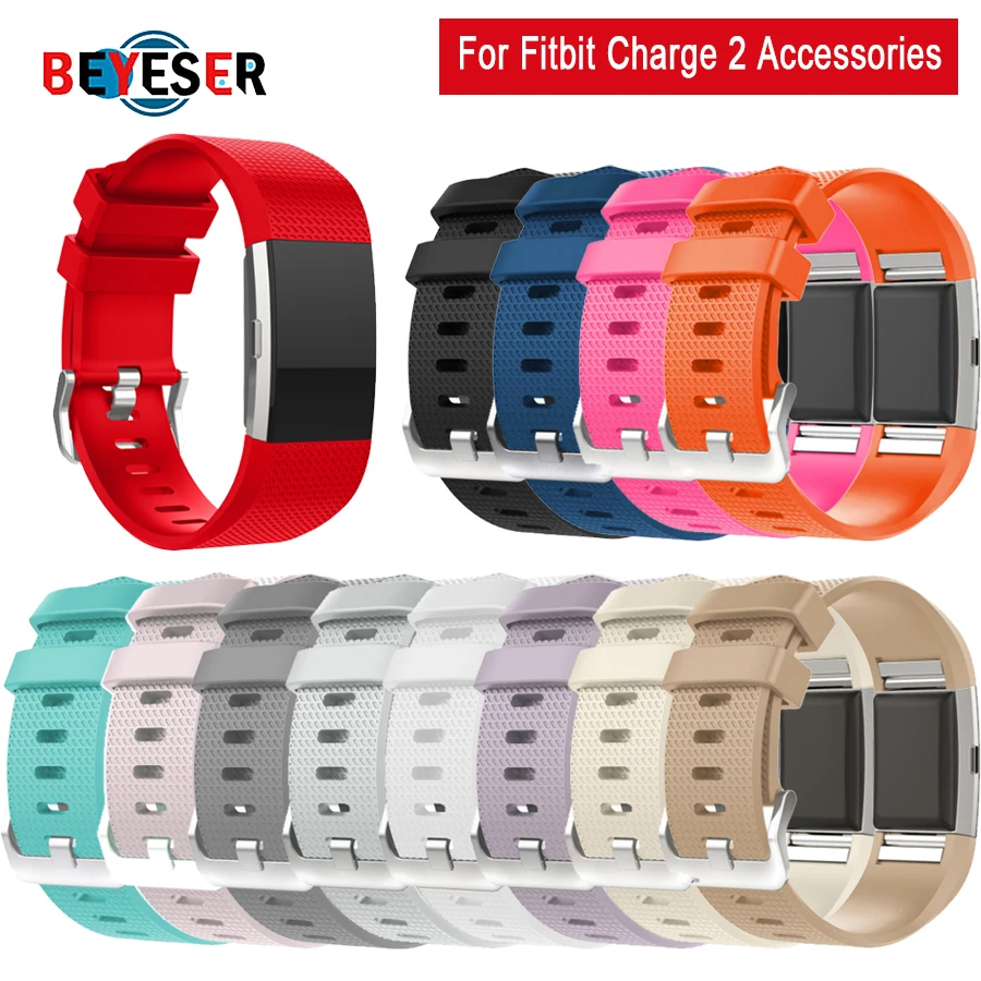 

BEYESER Accessories Sport Strap For Fitbit Charge 2 Bands Replacement Bracelet watch Straps For Fitbit Charge2 Band Wristband